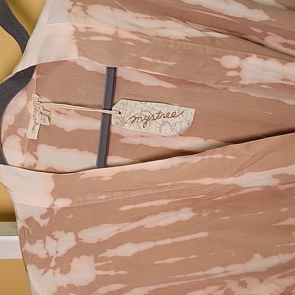 Mystree Tie-Dye Lounge 3 Piece Set - Blush Beige - Picture 8 of 12